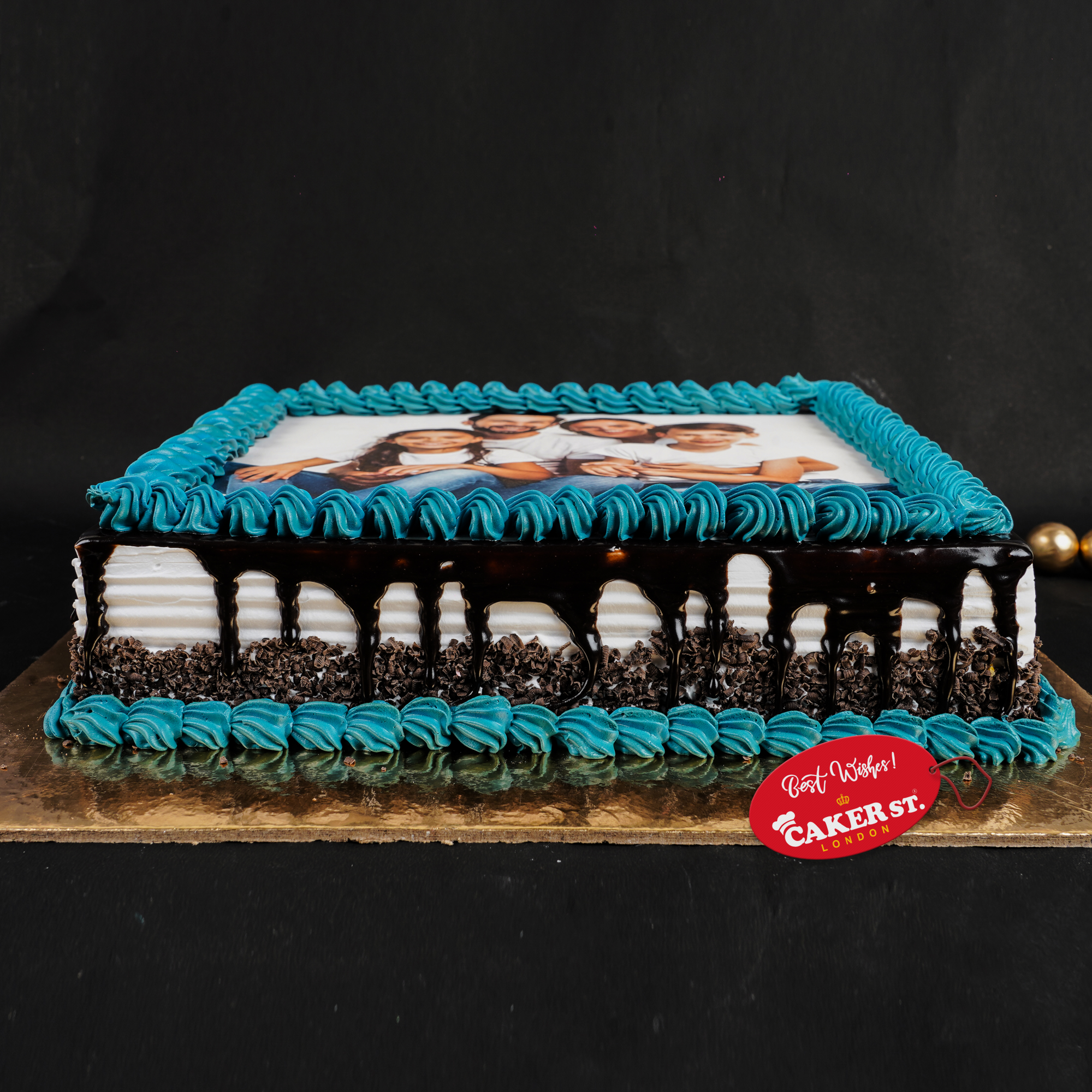 Photo Birthday Cake with Custom Image