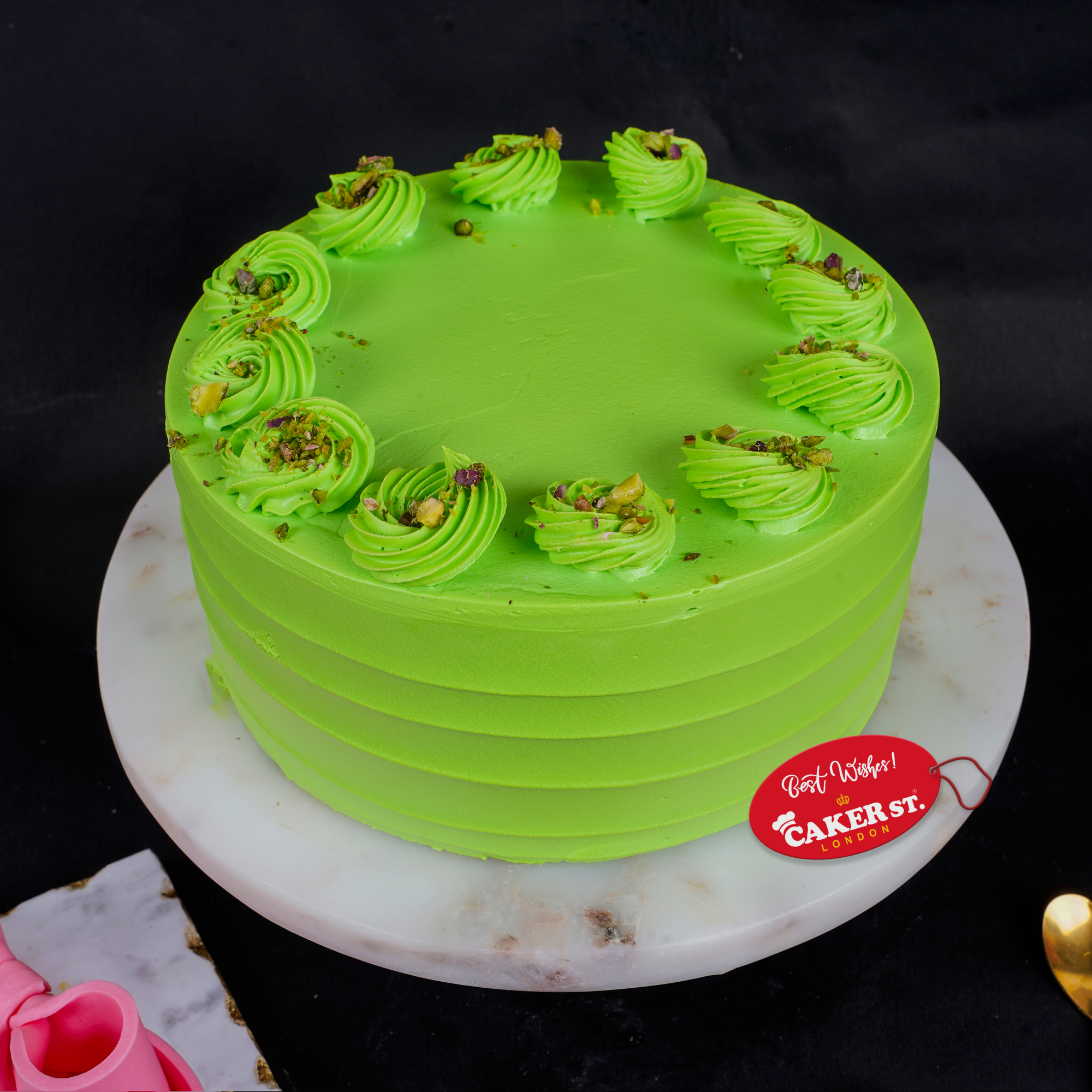 Pistachio Birthday Cake