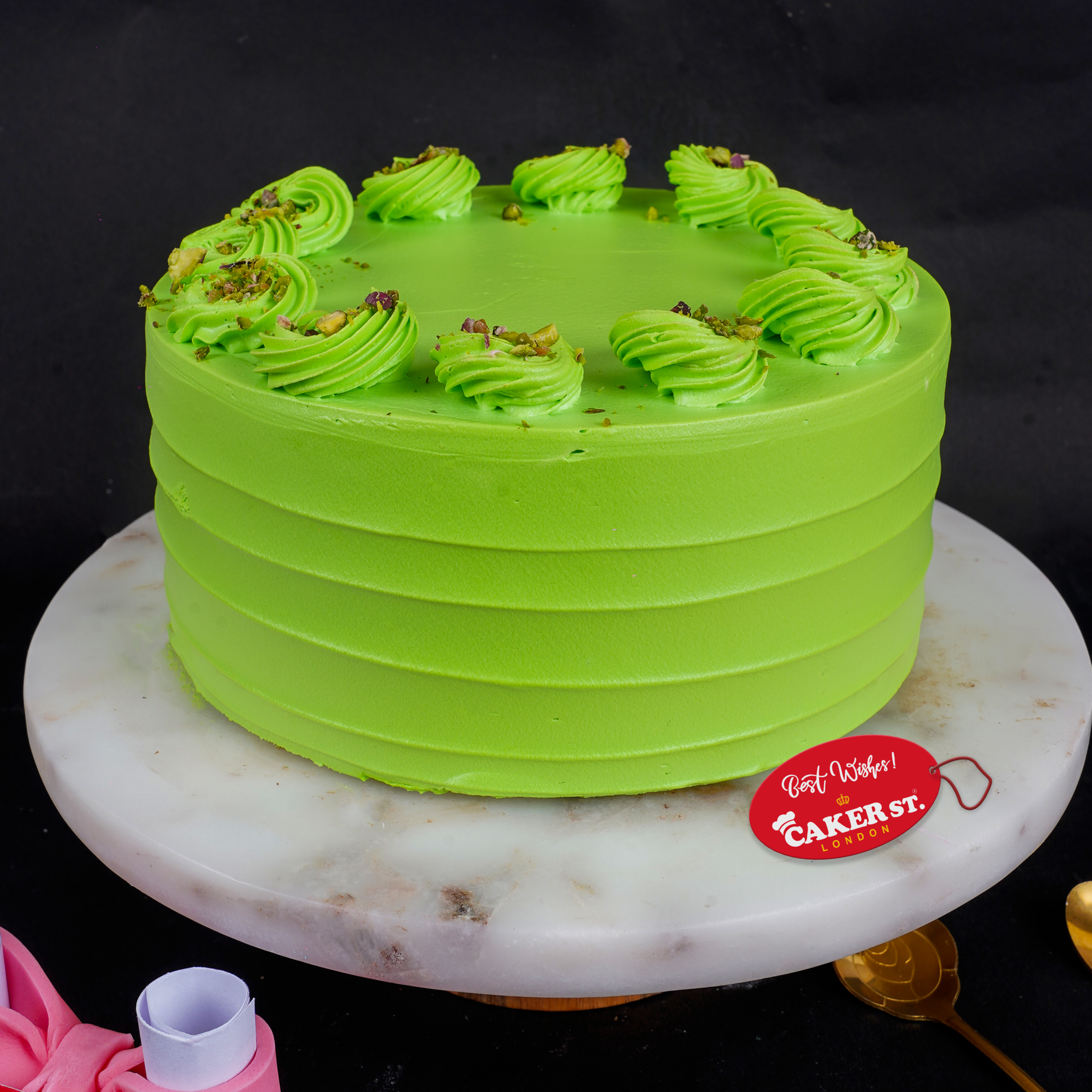 Pistachio Birthday Cake
