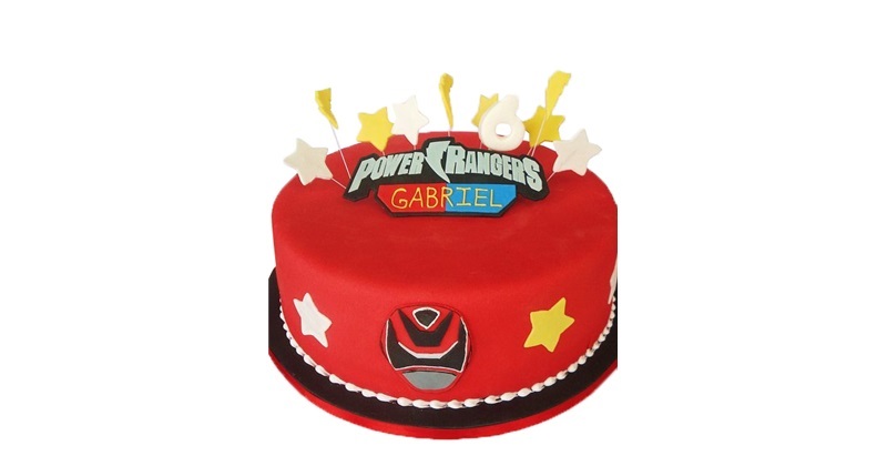 Power rangers cake | 6th Birthday Cakes For Boys | Caker Street