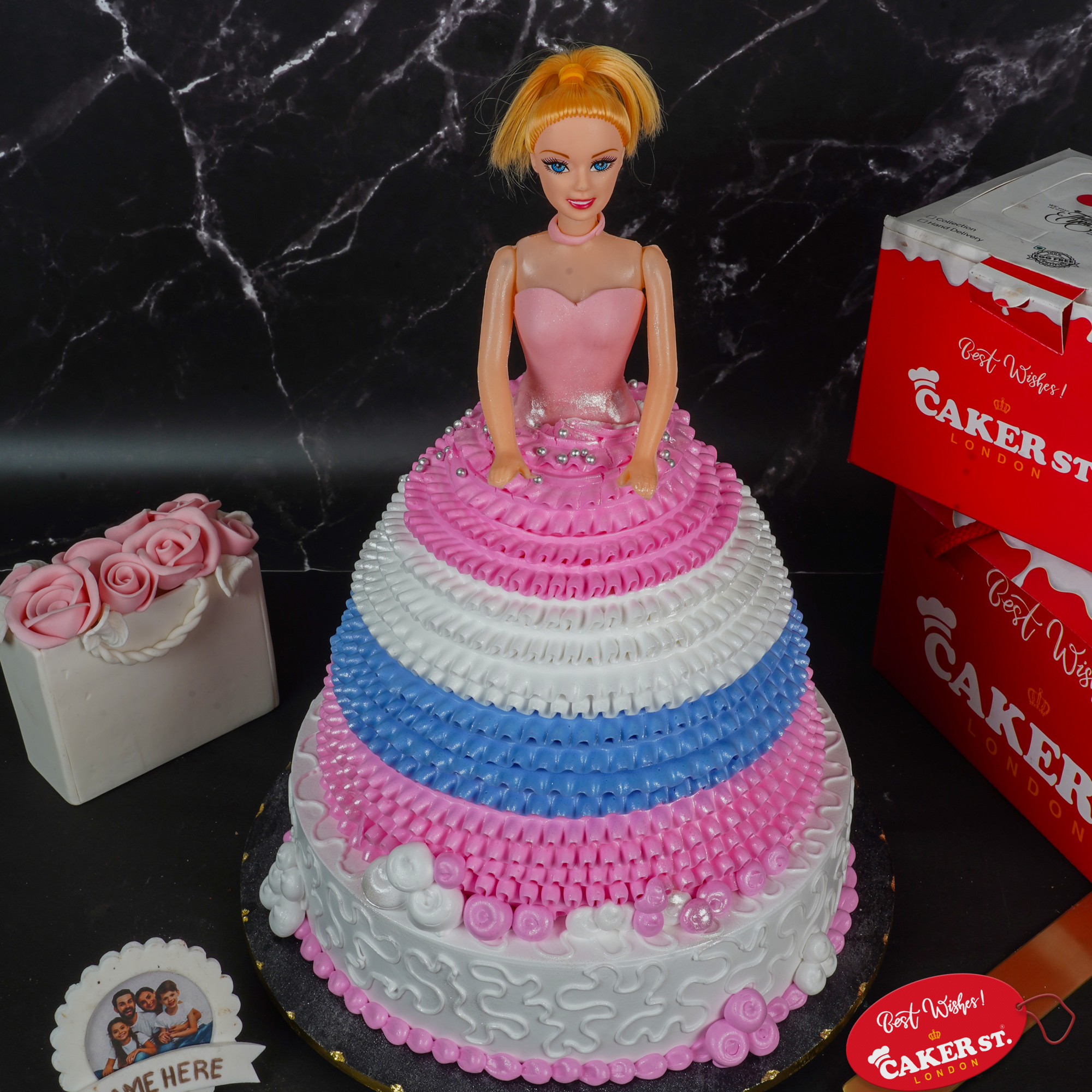 Barbie Doll Birthday Cake for Girls