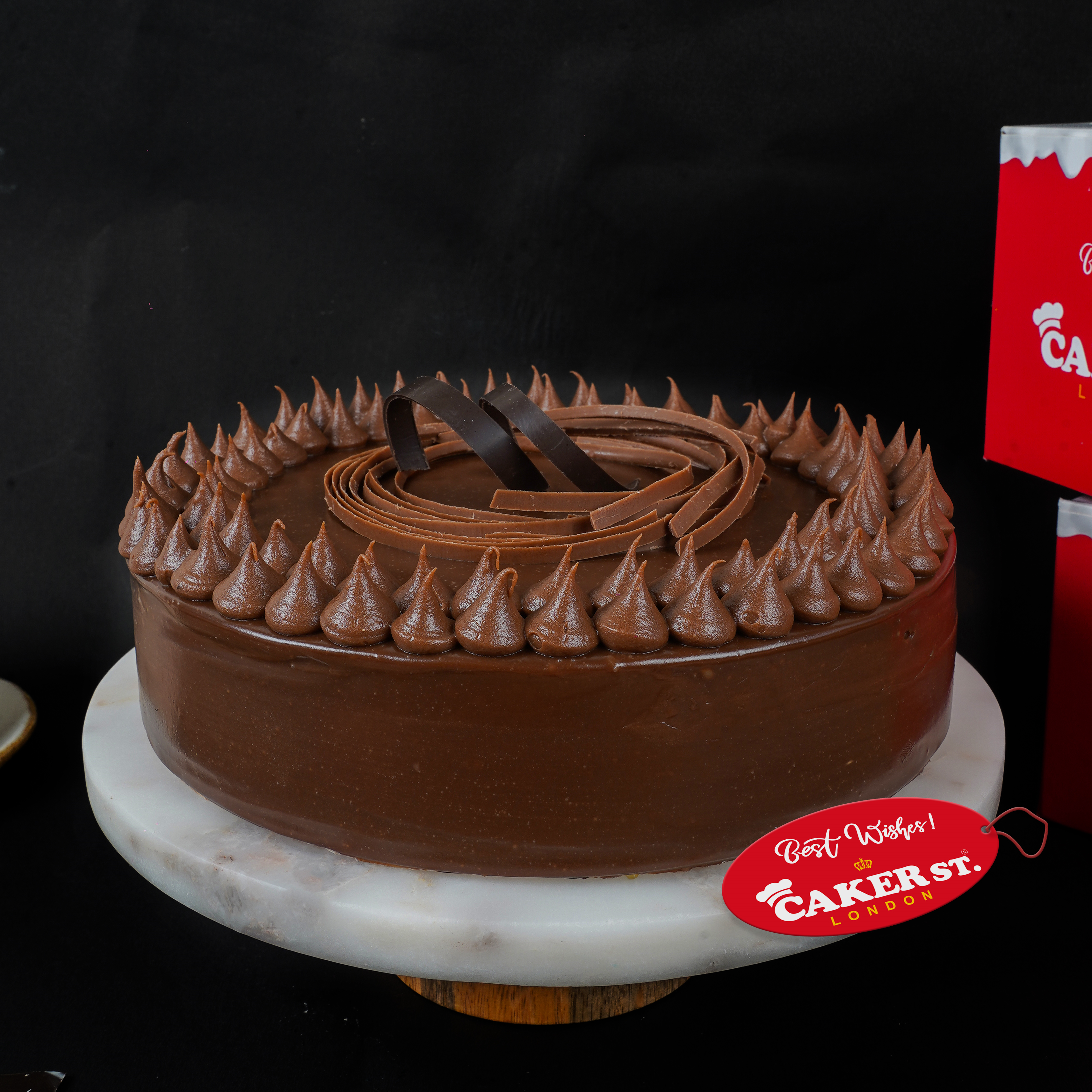 Classic Chocolate Birthday Cake with Personalised Message