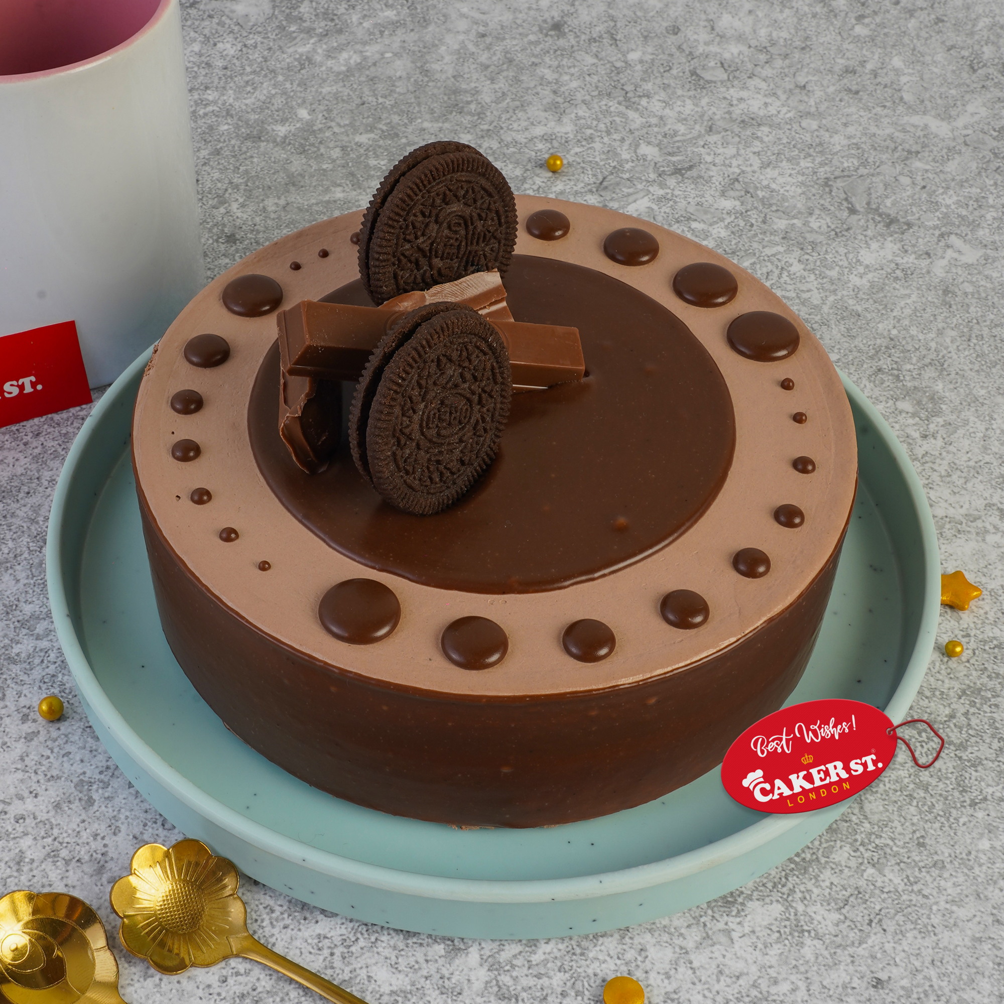 Oreo Chocolate Birthday Cake with Treats