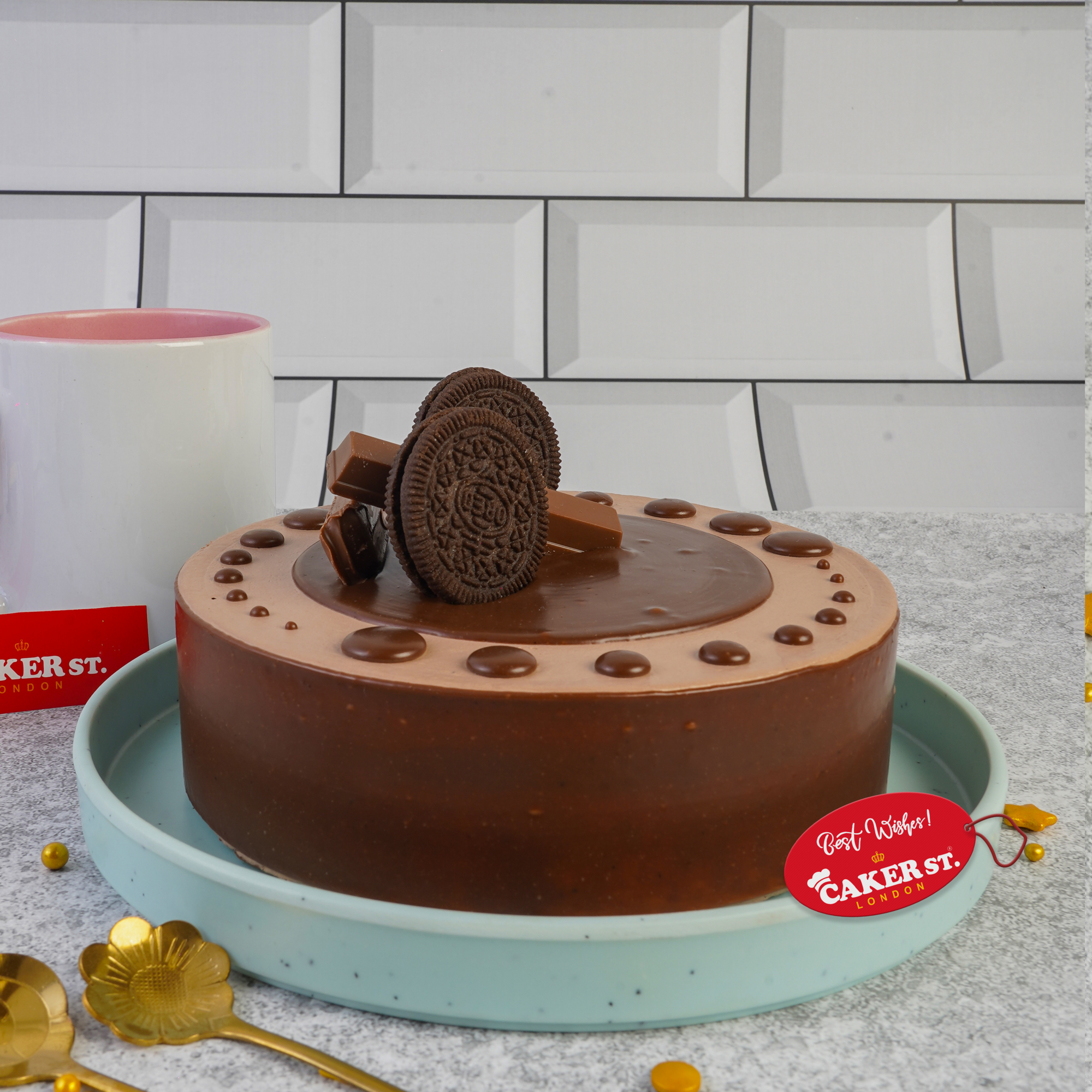 Oreo Chocolate Birthday Cake with Treats
