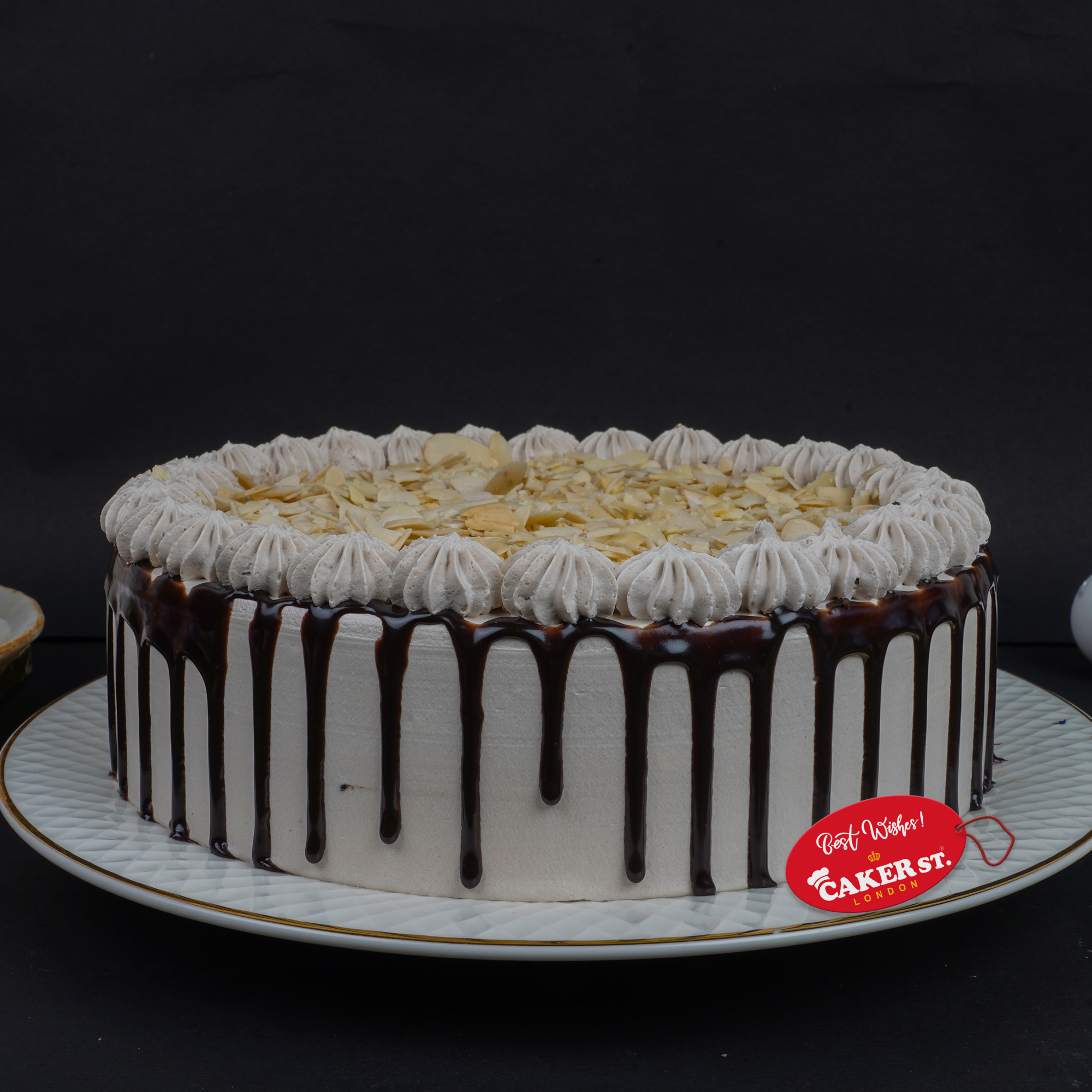 Almond Flake Drip Birthday Cake