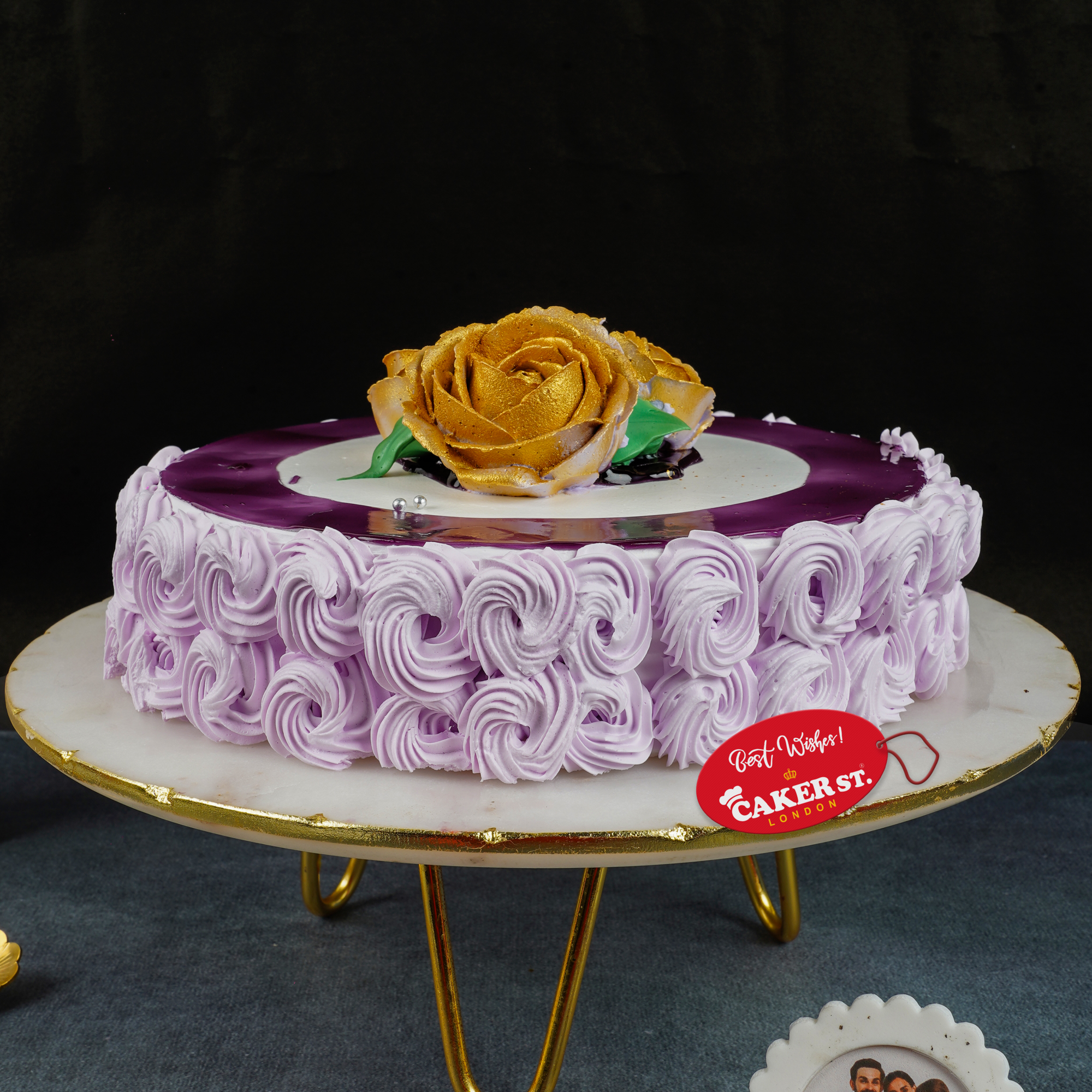 Floral Rose Birthday Cake for Her