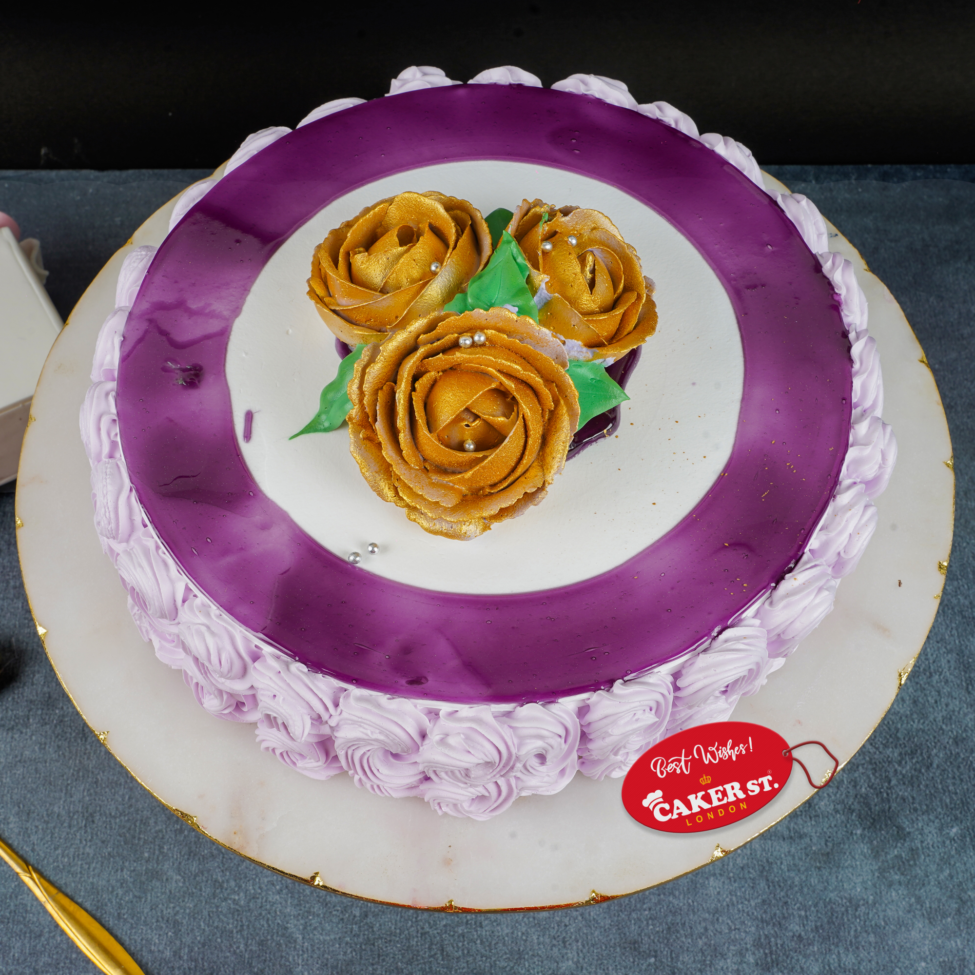 Floral Rose Birthday Cake for Her