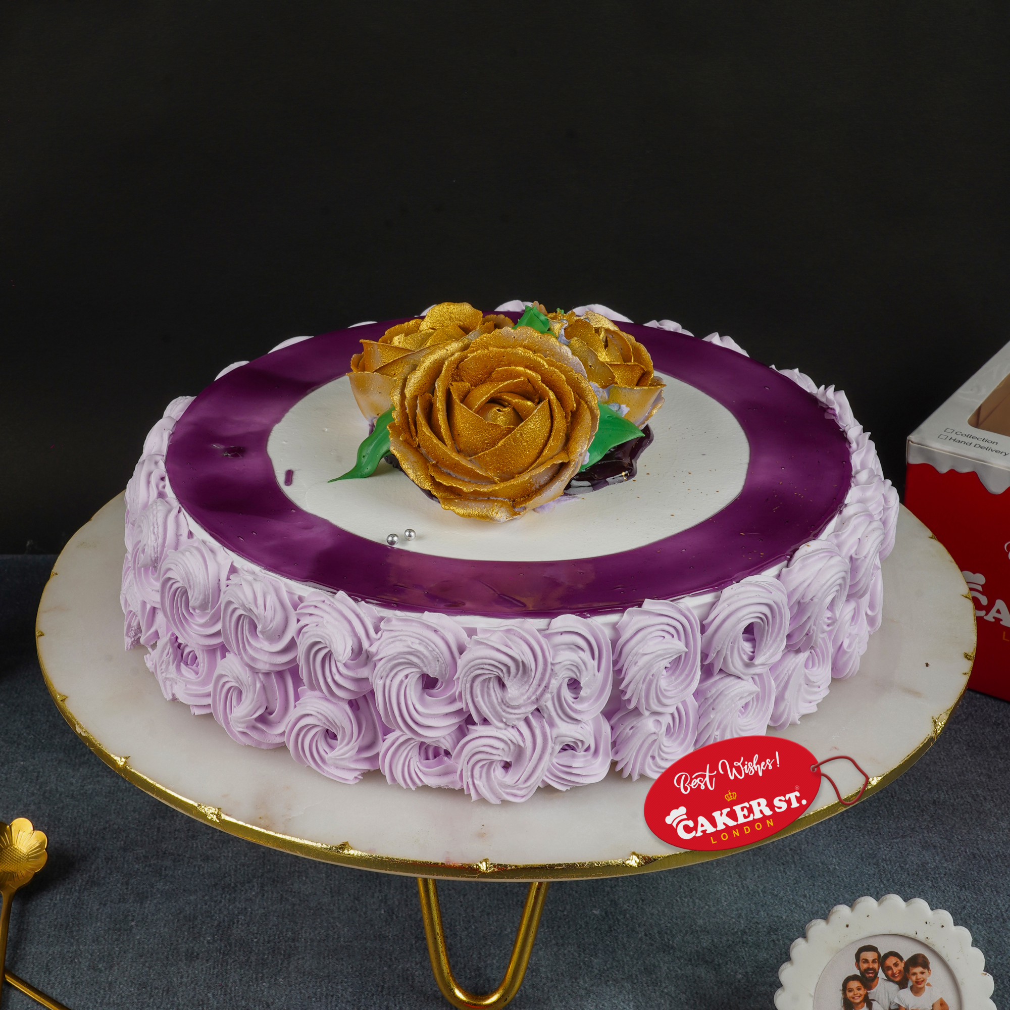 Floral Rose Birthday Cake for Her