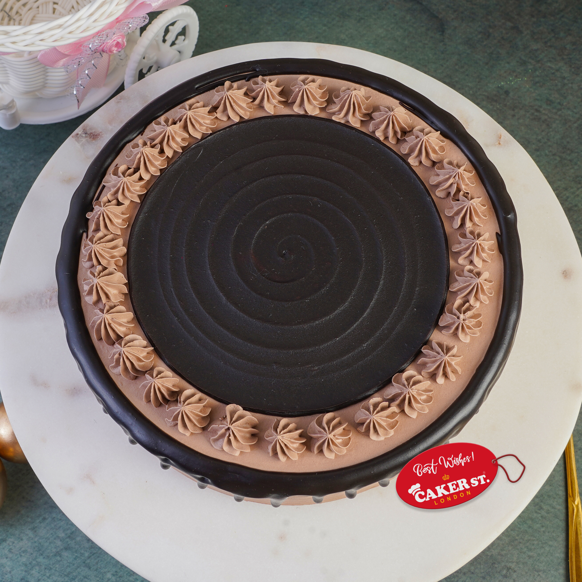 Classic Chocolate Drip Birthday Cake