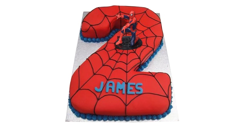 Spiderman 2nd Happy Birthday Cake | 2nd Birthday Cake For Boys | Caker