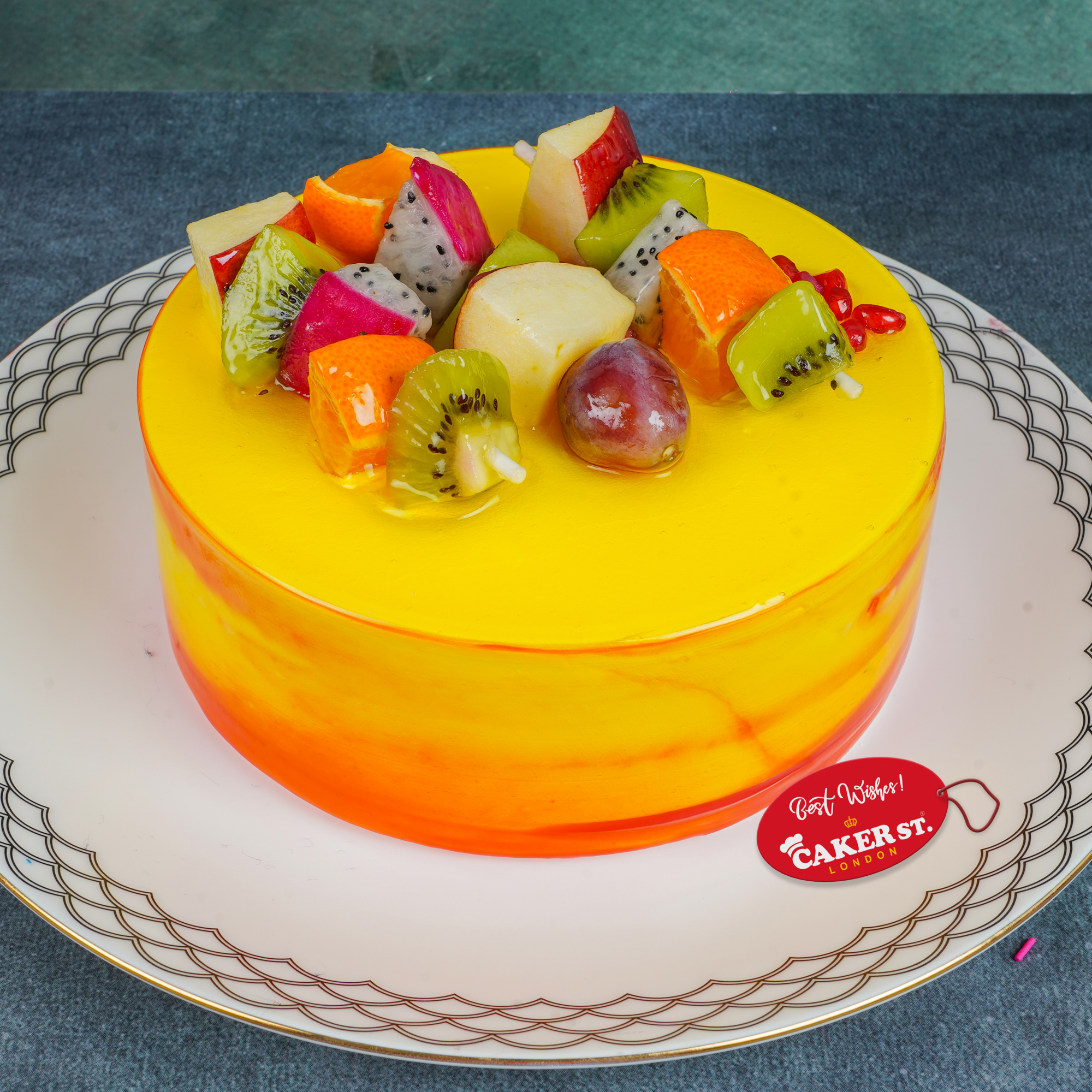 Fresh Fruits Celebration Cake