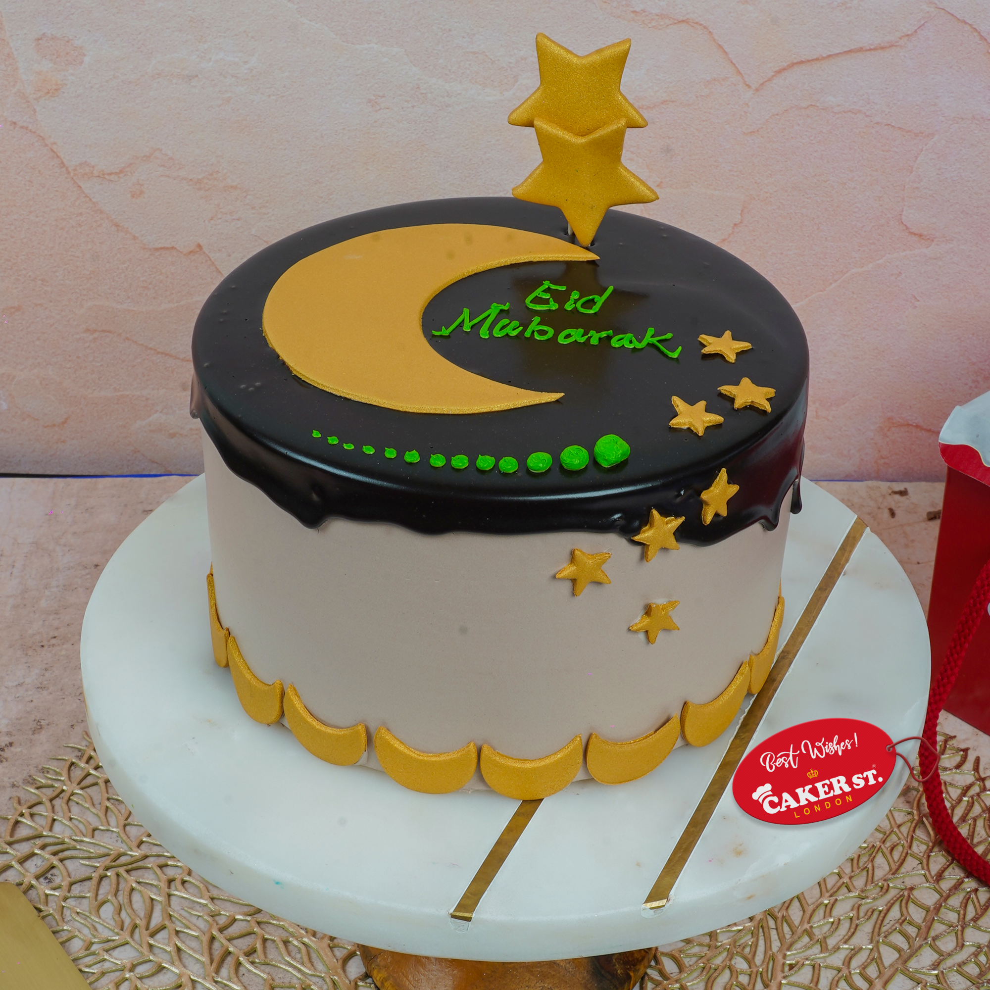 Personalised Eid Mubarak Celebration Cake