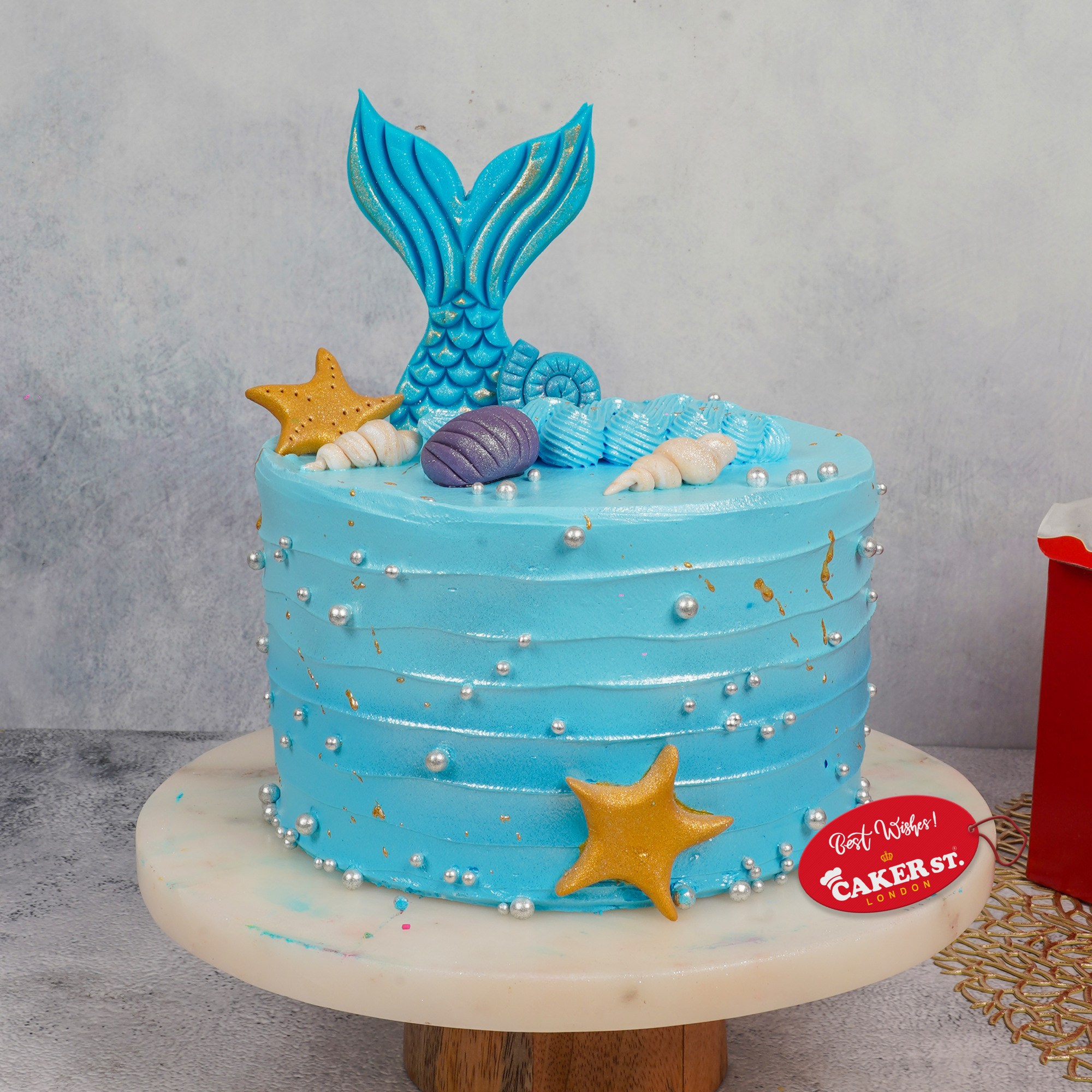 Mermaid Theme Birthday Cake for Girls