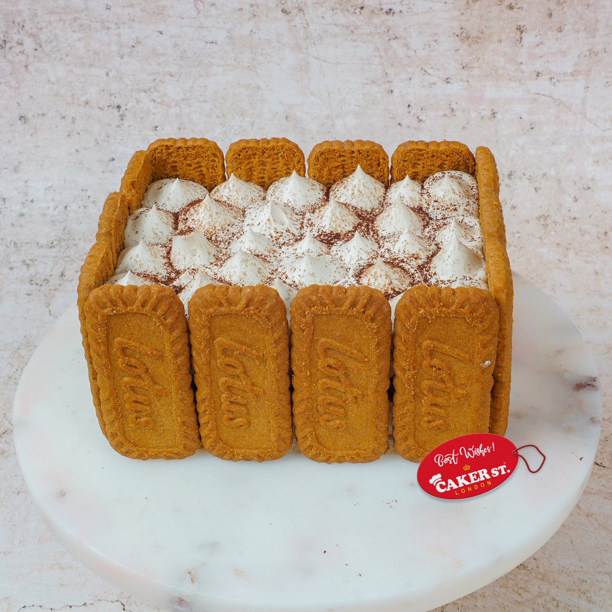 Lotus Biscoff Celebration Cake