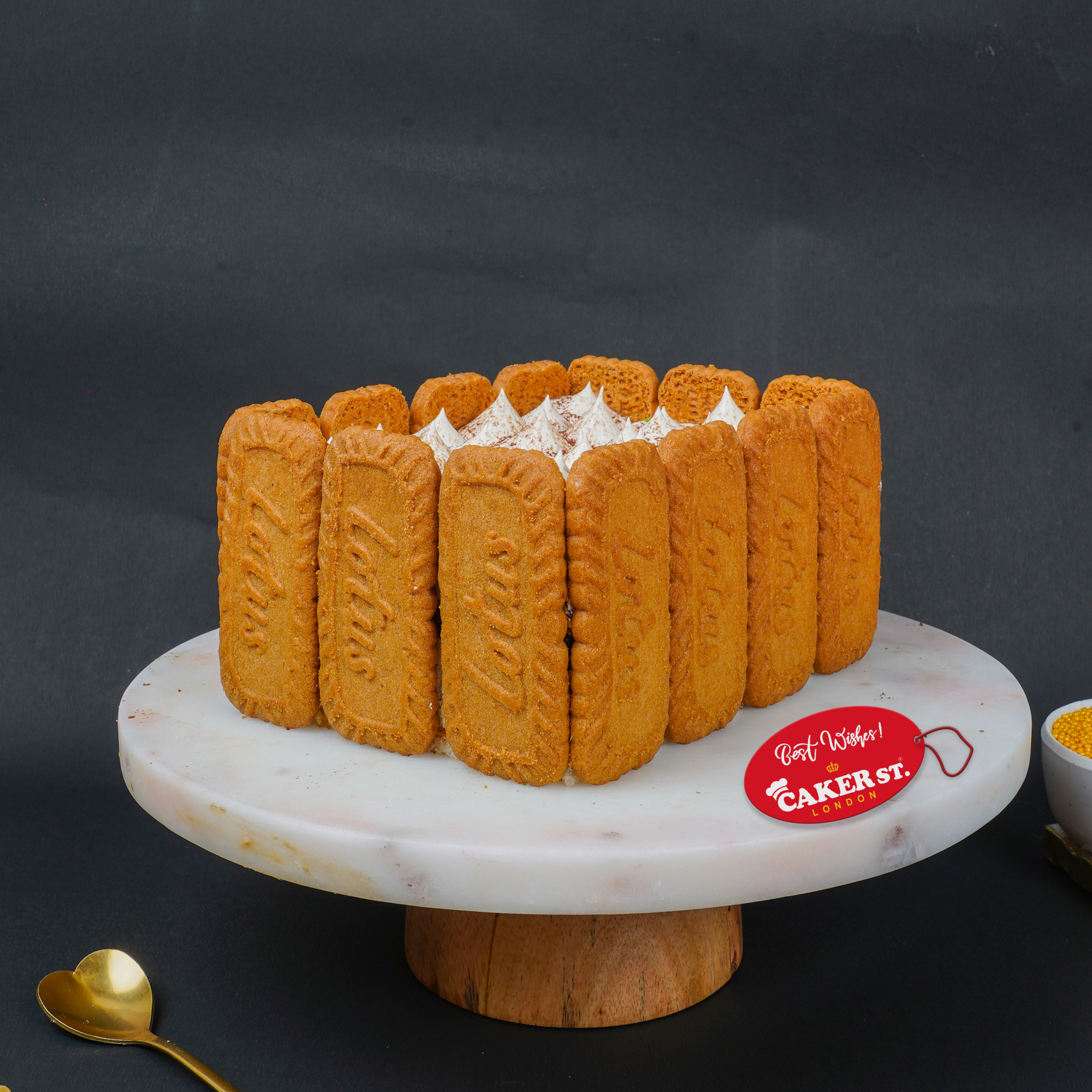 Lotus Biscoff Celebration Cake