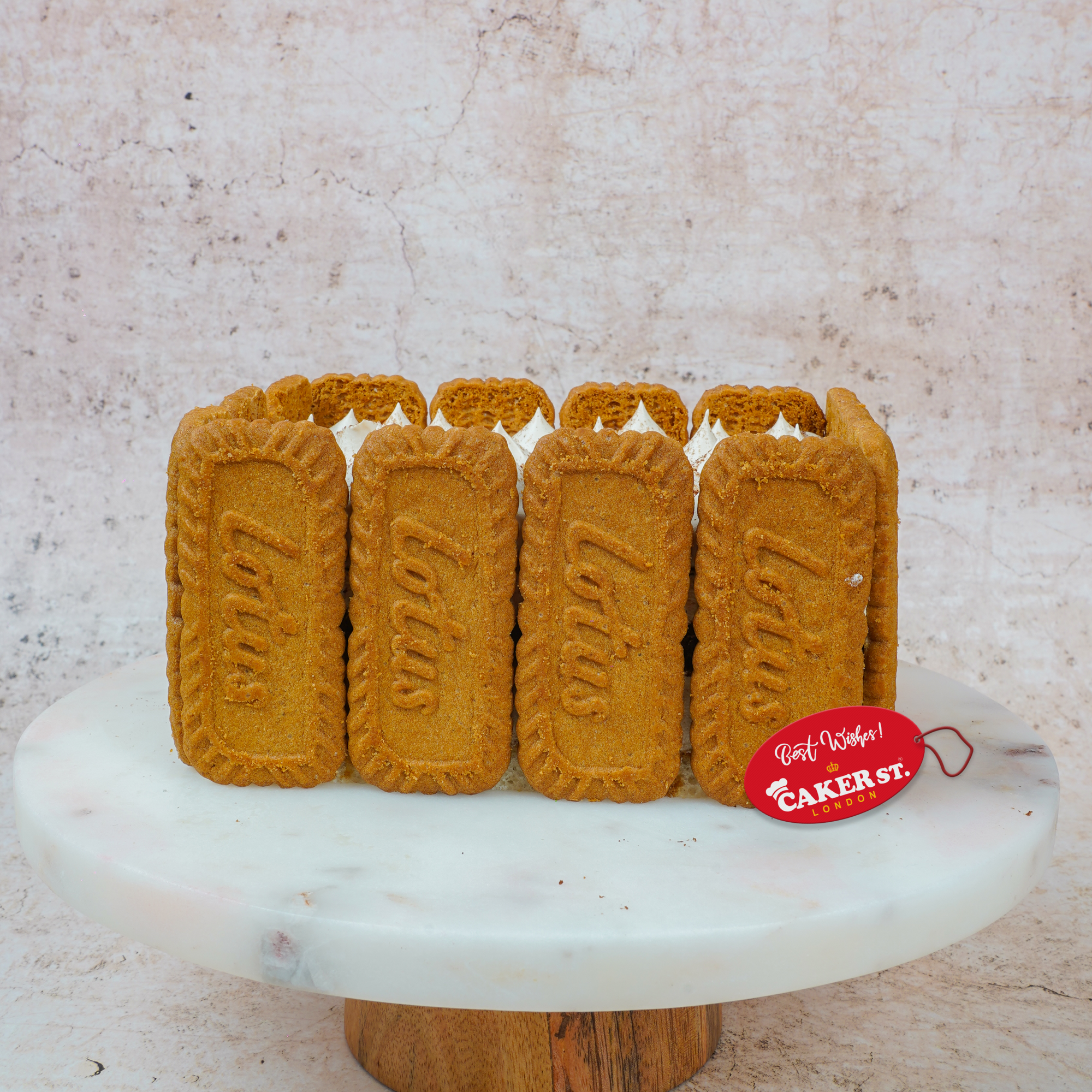 Lotus Biscoff Celebration Cake