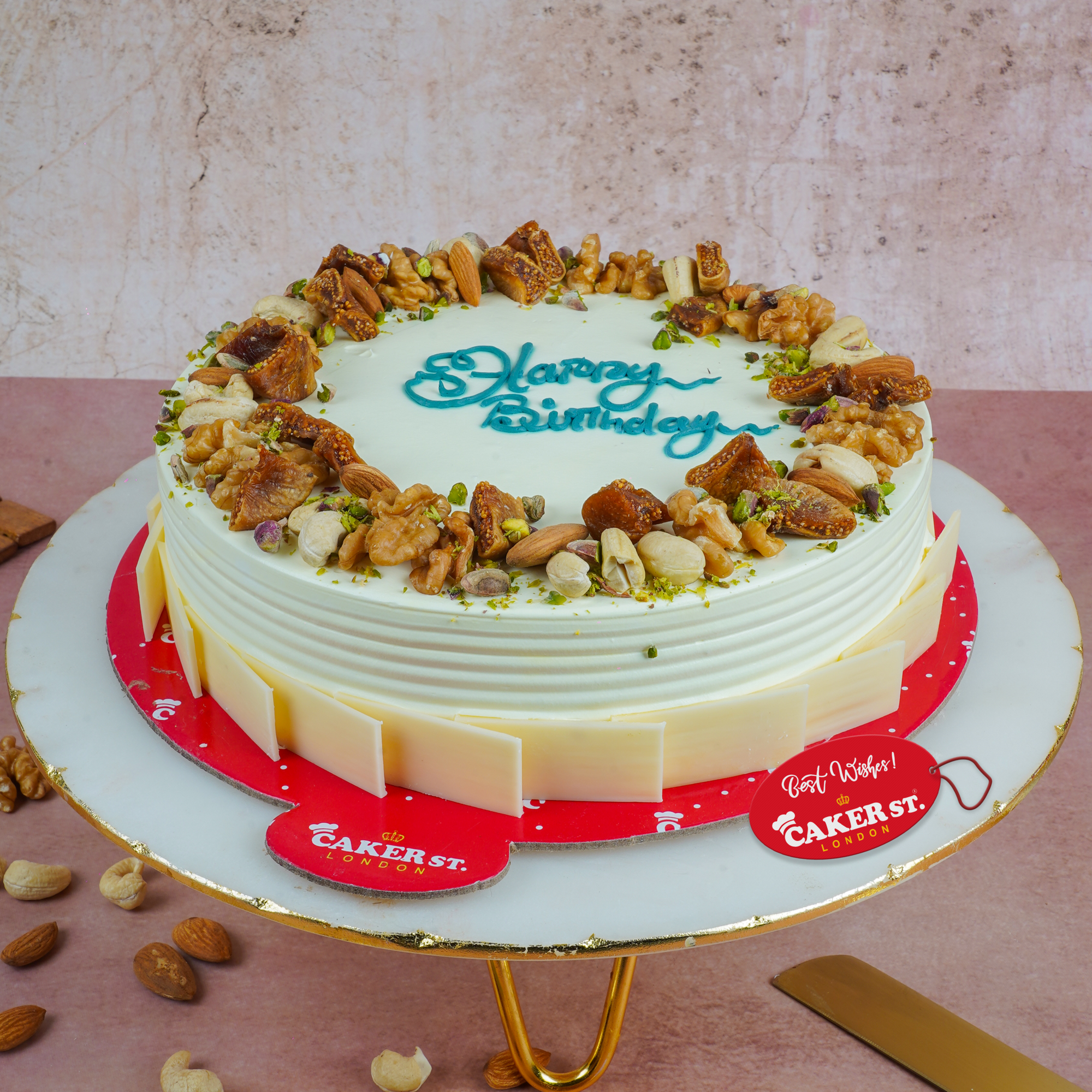 Luxury Nut & Dried Fruit Birthday Cake