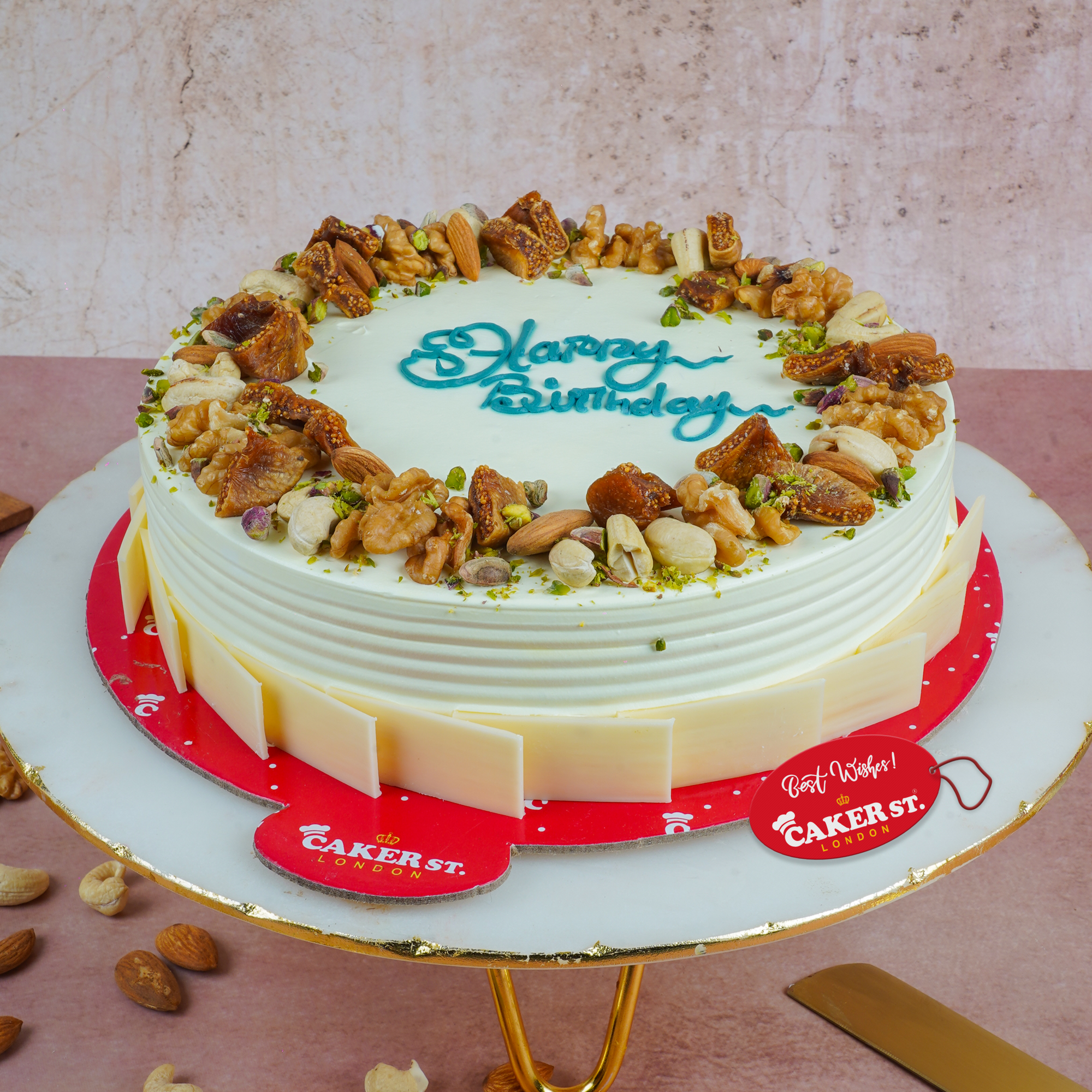 Luxury Nut & Dried Fruit Birthday Cake