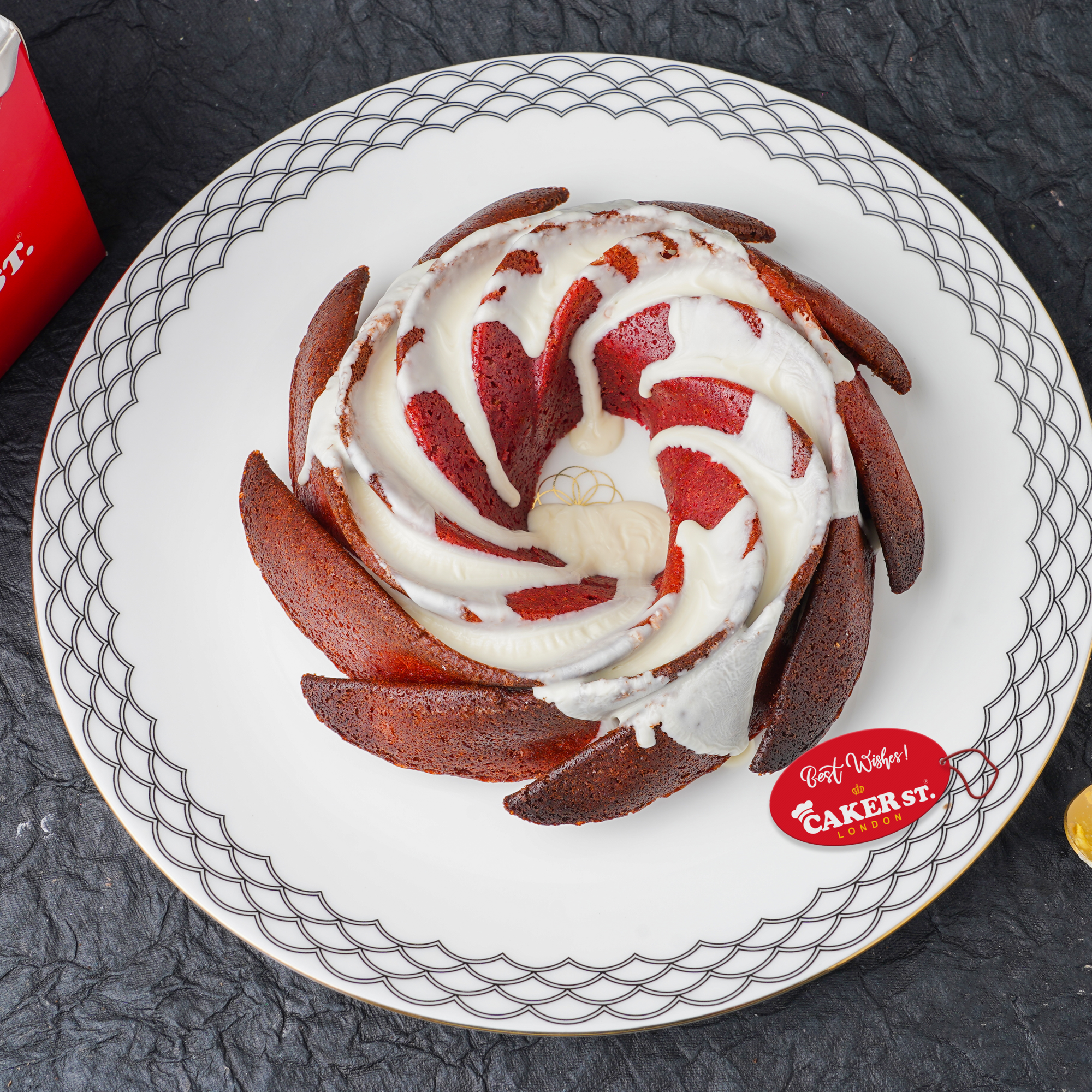 Red & White Celebrate Bundt Cake