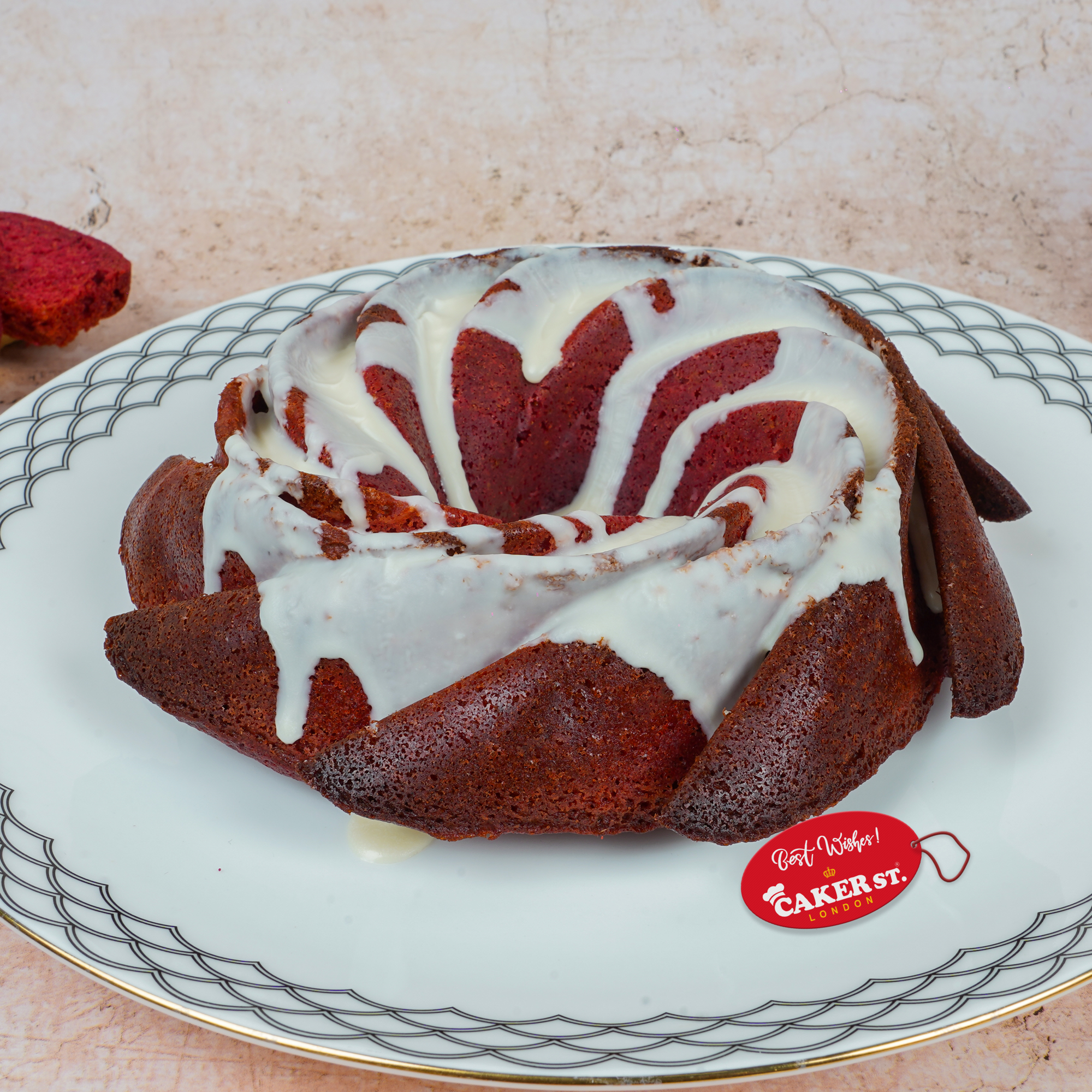 Red & White Celebrate Bundt Cake