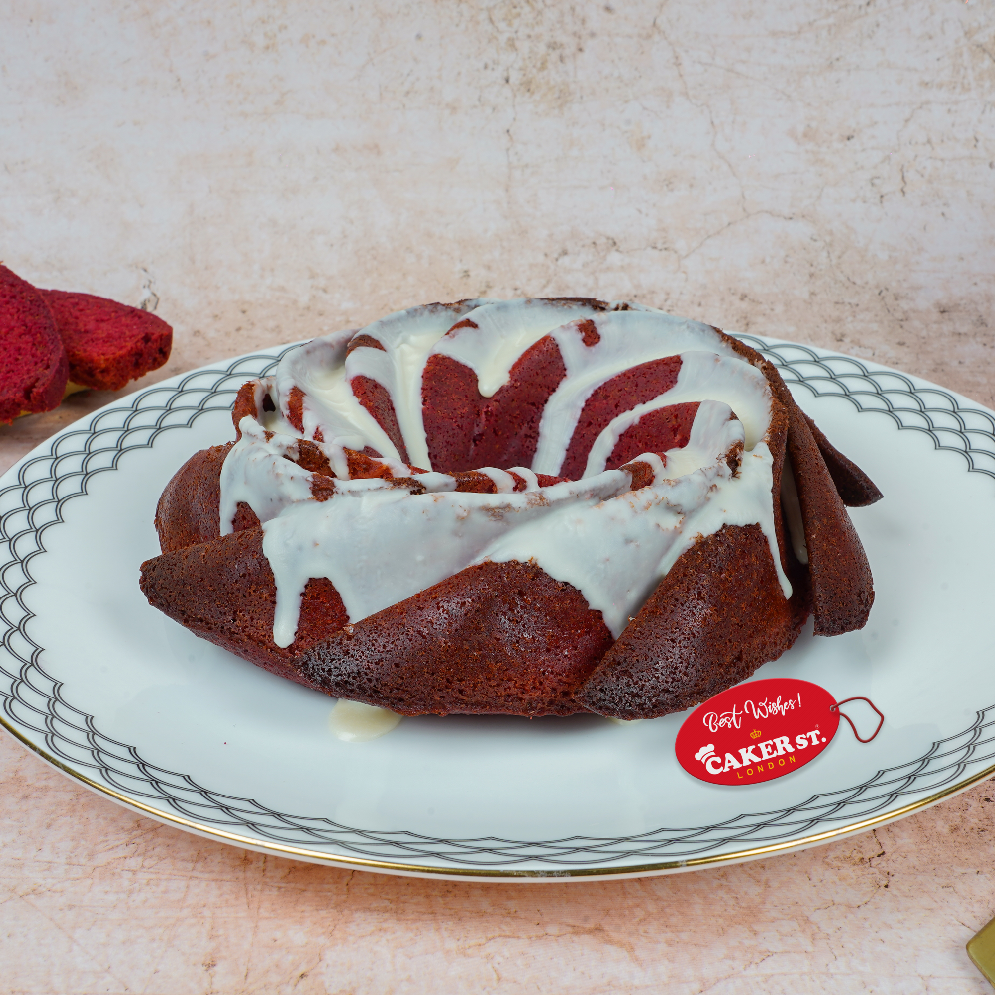Red & White Celebrate Bundt Cake