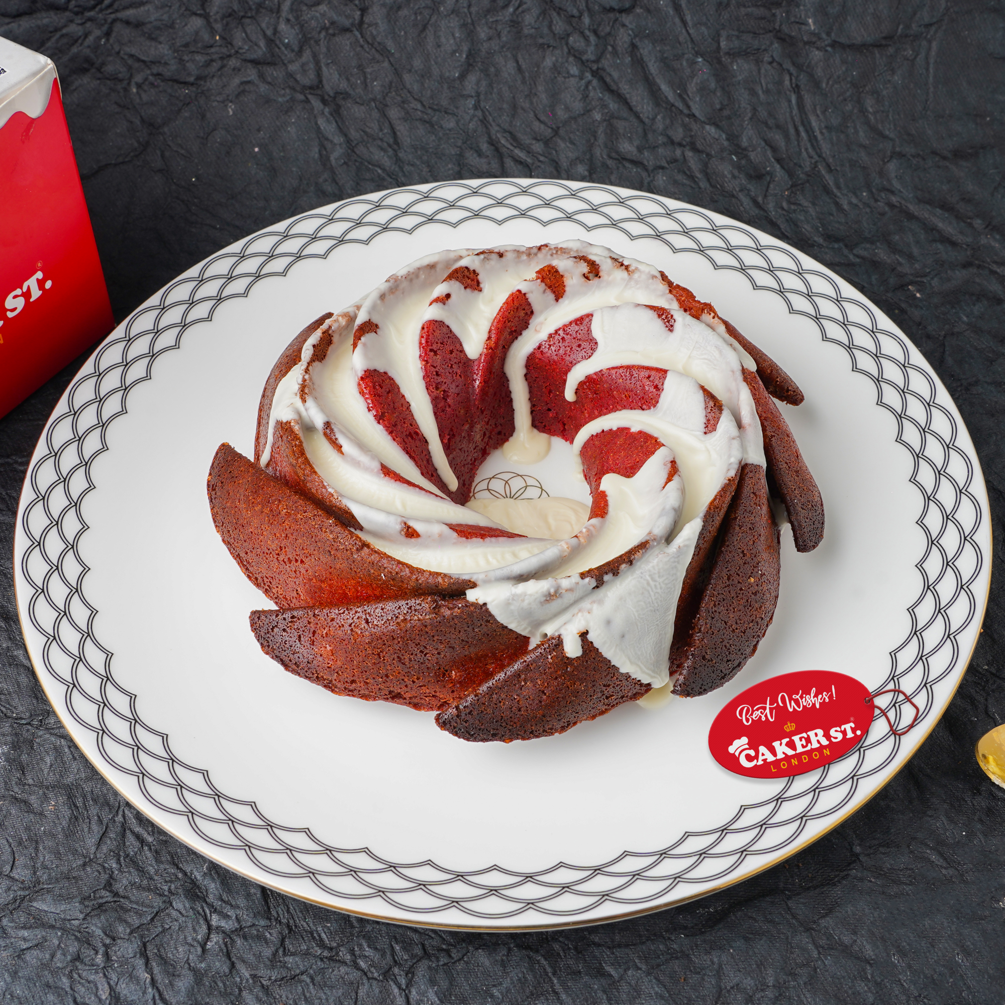 Red & White Celebrate Bundt Cake