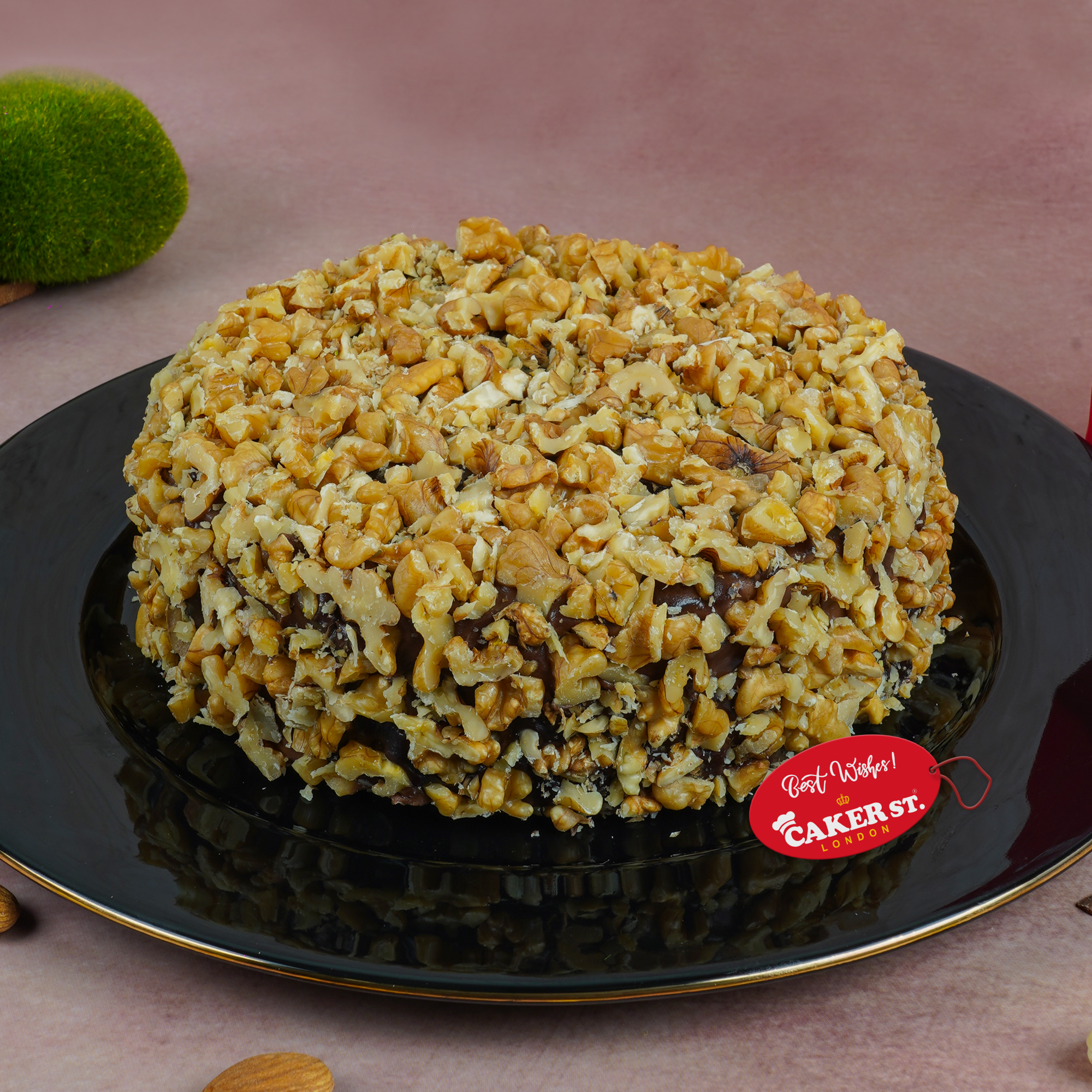 Classic Walnut Birthday Cake