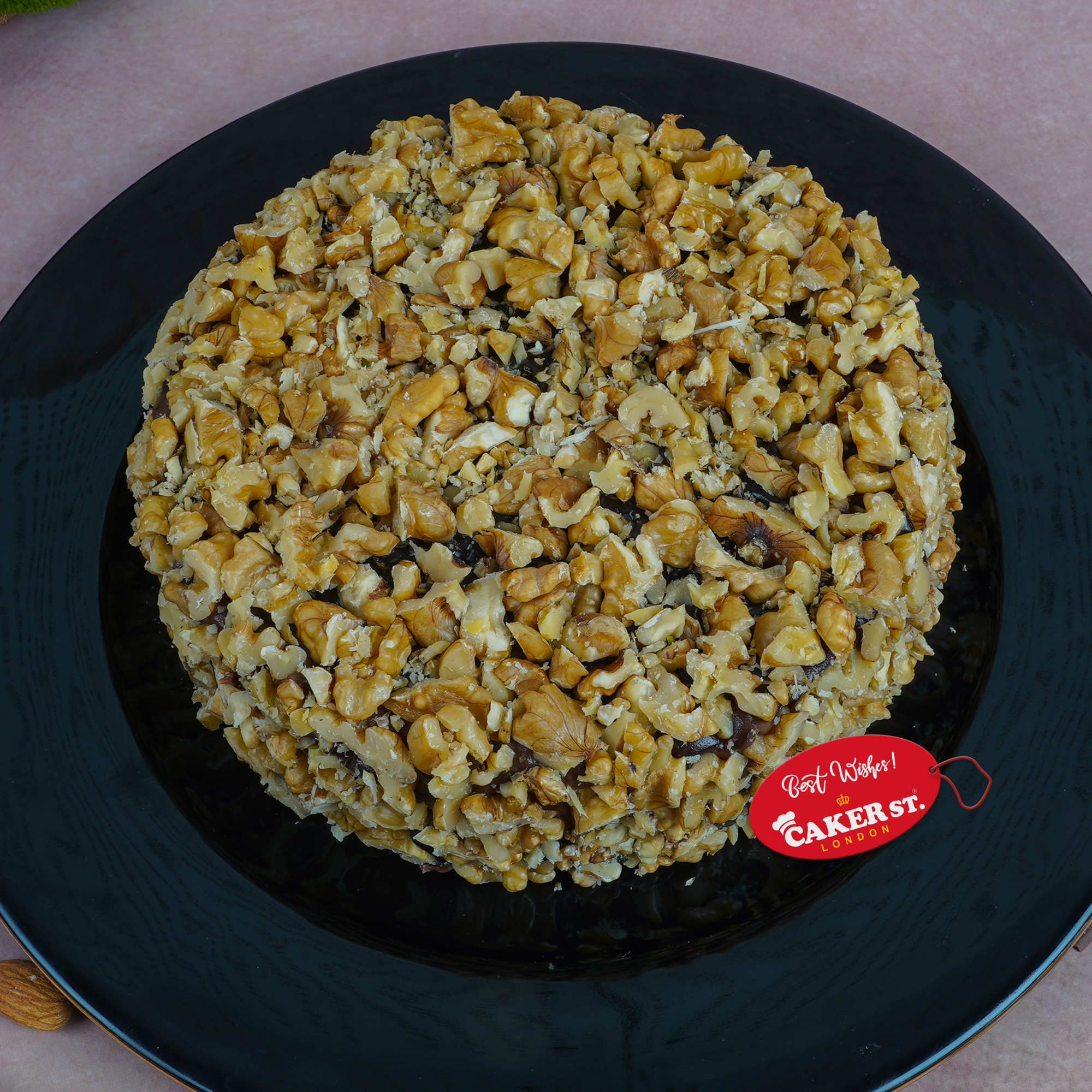 Classic Walnut Birthday Cake