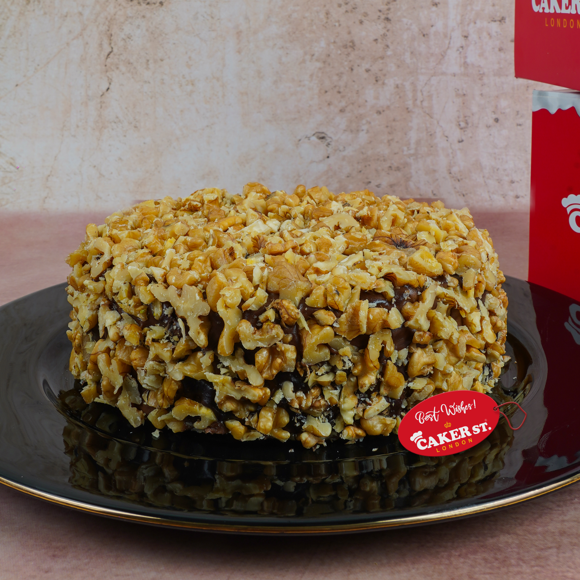 Classic Walnut Birthday Cake
